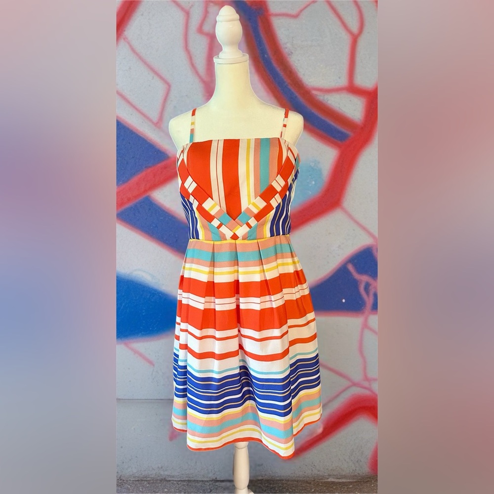 NWT Bright dress, great party dress. Sz large by Minuet